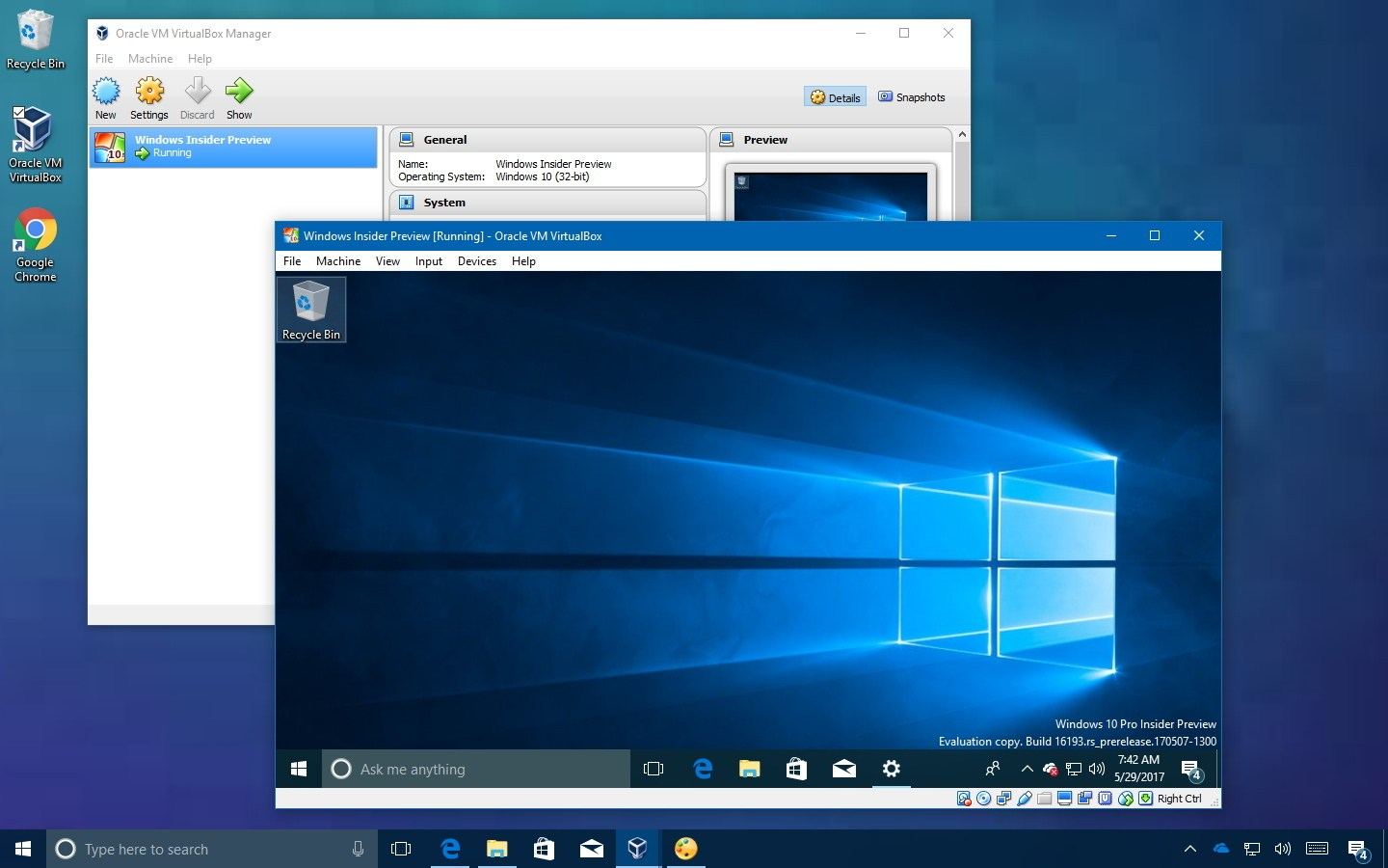 microsoft windows 10 iso for virtualbox