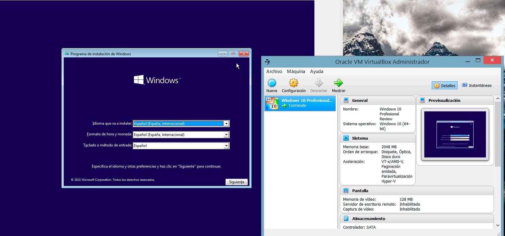 run virtual pc for windows 10